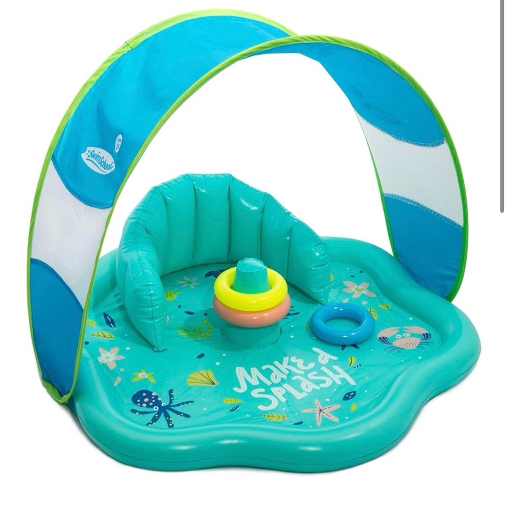 Inflatable Water Play Mat - Blue